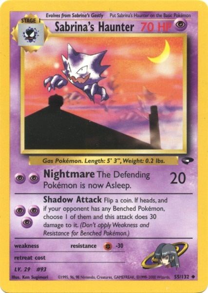 Sabrina's Haunter (55/132) [Gym Challenge Unlimited] | Total Play