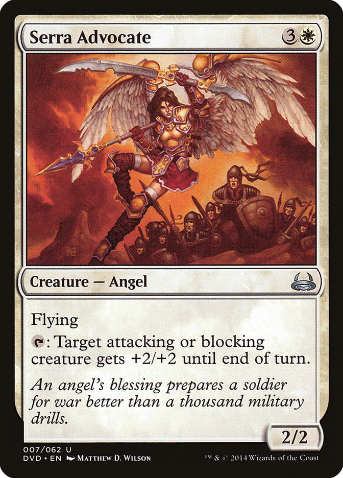 Serra Advocate (Divine vs. Demonic) [Duel Decks Anthology] | Total Play