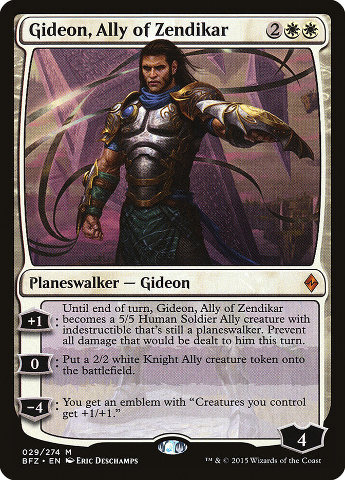 Gideon, Ally of Zendikar [Battle for Zendikar] | Total Play