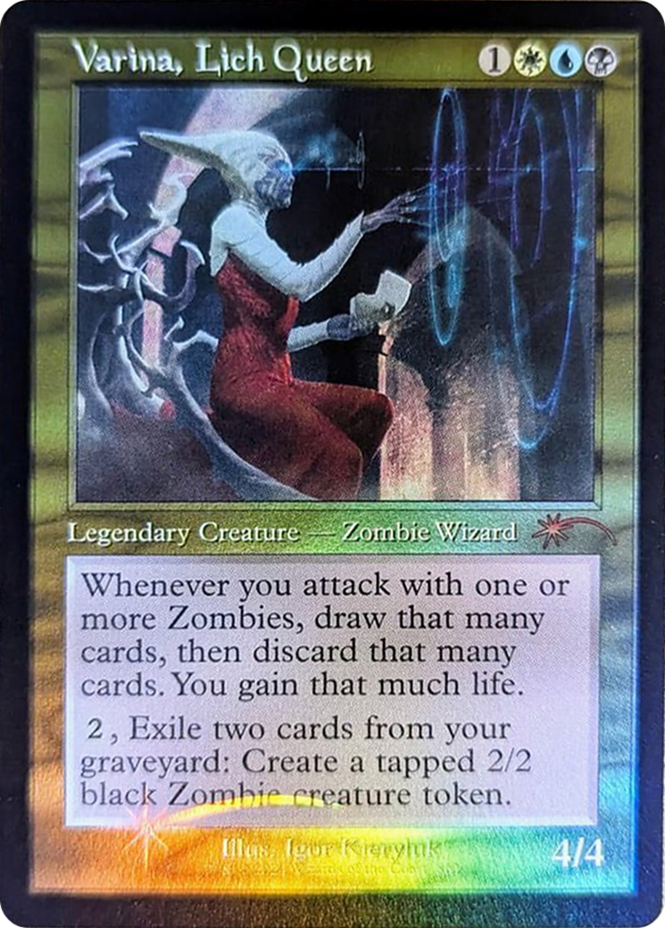 Varina, Lich Queen (Retro Frame) [Secret Lair Drop Series] | Total Play