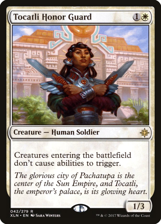 Tocatli Honor Guard (Promo Pack) [Ixalan Promos] | Total Play