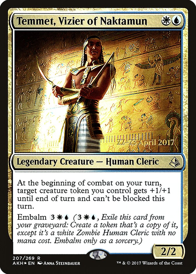 Temmet, Vizier of Naktamun [Amonkhet Prerelease Promos] | Total Play