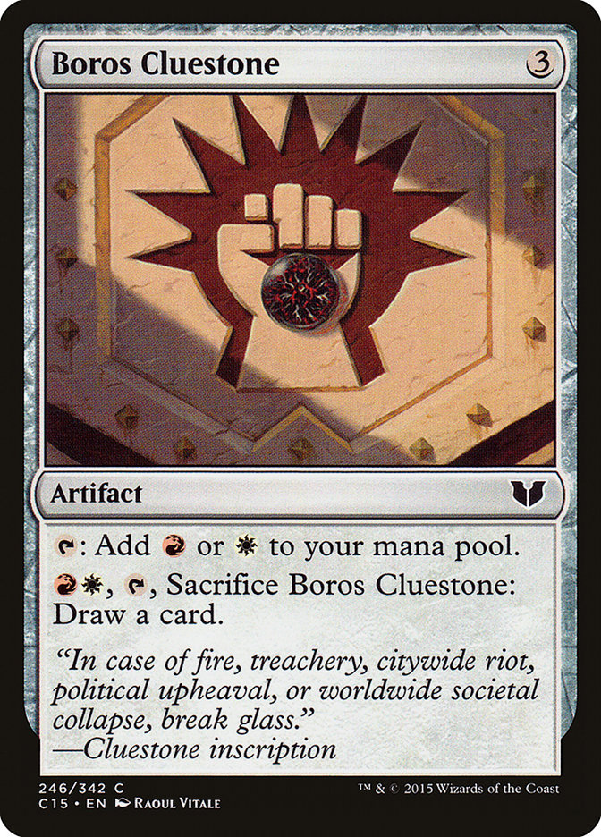 Boros Cluestone [Commander 2015] | Total Play