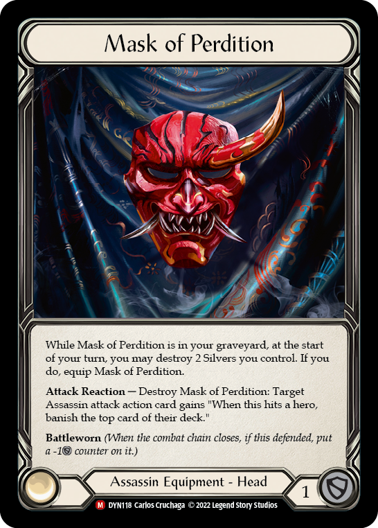 Mask of Perdition [DYN118] (Dynasty)  Cold Foil | Total Play