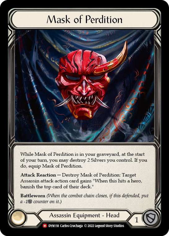 Mask of Perdition [DYN118] (Dynasty)  Rainbow Foil | Total Play