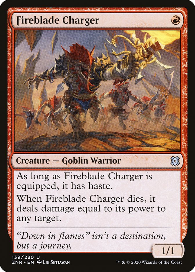 Fireblade Charger [Zendikar Rising] | Total Play