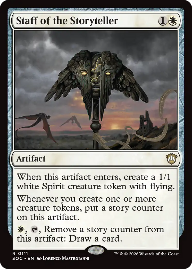 Staff of the Storyteller [Secrets of Strixhaven Commander] | Total Play