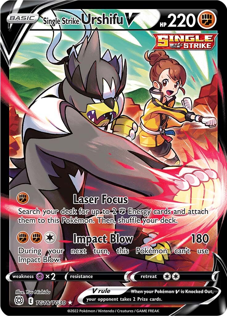 Single Strike Urshifu V (TG18/TG30) [Sword & Shield: Brilliant Stars] | Total Play