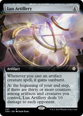 Lux Artillery (Extended Art) [Phyrexia: All Will Be One Commander] | Total Play