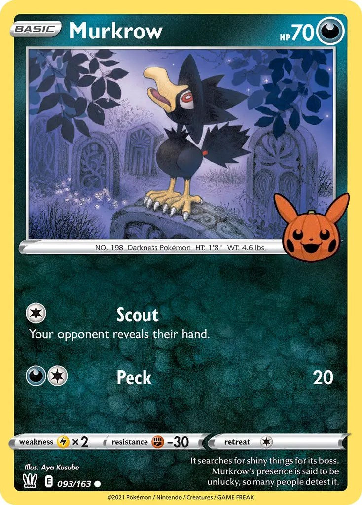 Murkrow (093/163) [Trick or Trade] | Total Play