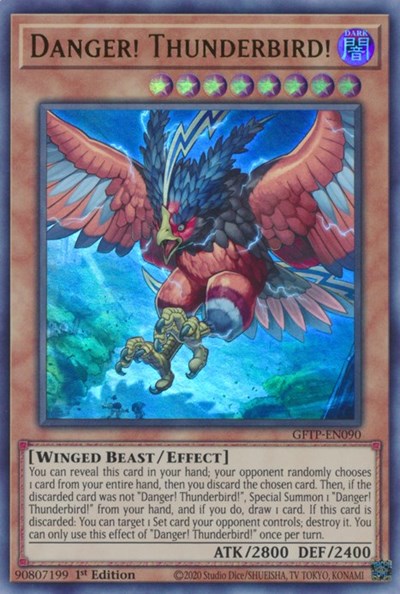 Danger! Thunderbird! [GFTP-EN090] Ultra Rare | Total Play