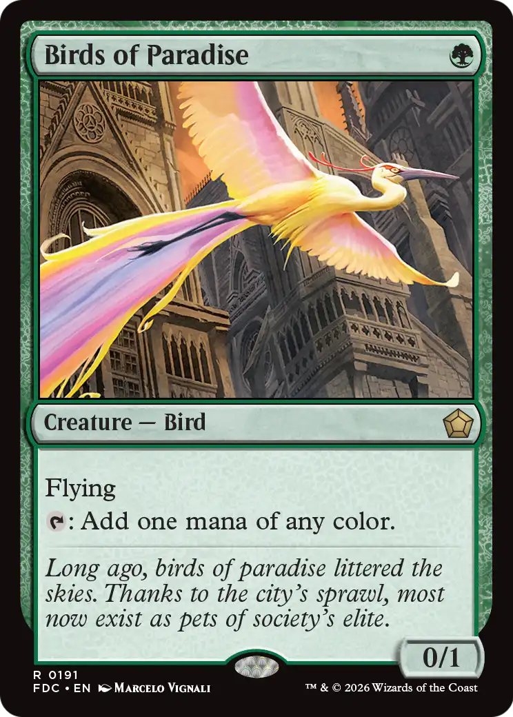 Birds of Paradise [Foundations Commander] | Total Play