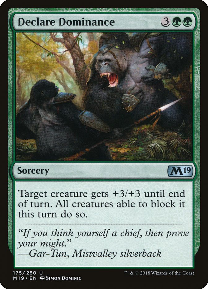 Declare Dominance [Core Set 2019] | Total Play