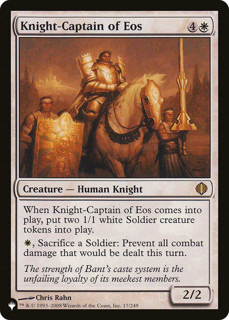 Knight-Captain of Eos [The List] | Total Play