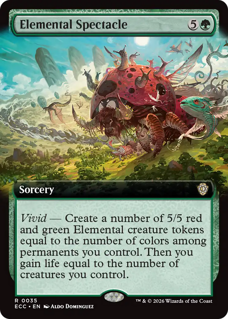 Elemental Spectacle (Extended Art) [Lorwyn Eclipsed Commander] | Total Play