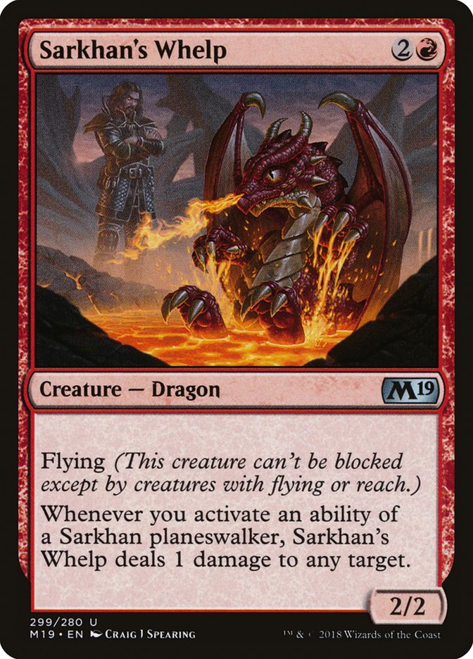 Sarkhan's Whelp [Core Set 2019] | Total Play