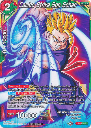 Combo Strike Son Gohan (Shop Tournament: Assault of Saiyans) (P-130) [Promotion Cards] | Total Play