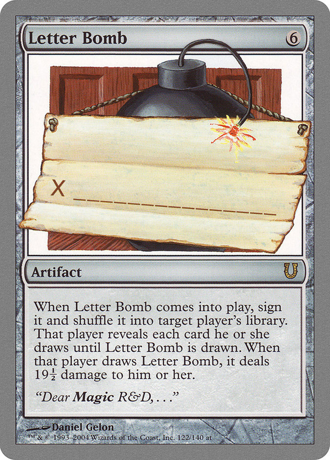Letter Bomb [Unhinged] | Total Play