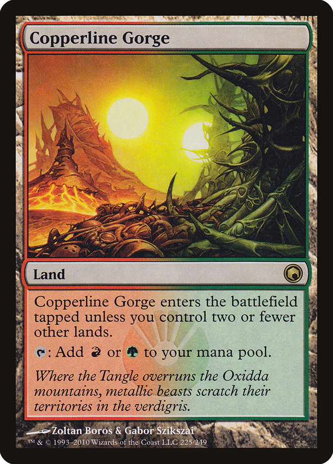 Copperline Gorge [Scars of Mirrodin] | Total Play