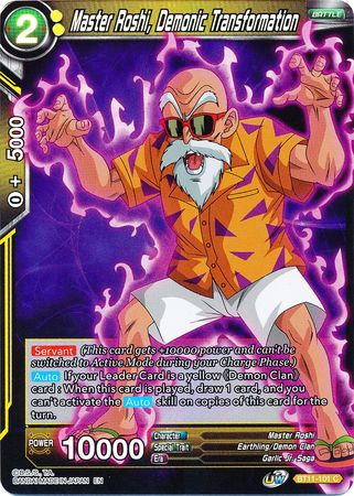 Master Roshi, Demonic Transformation (BT11-101) [Vermilion Bloodline 2nd Edition] | Total Play