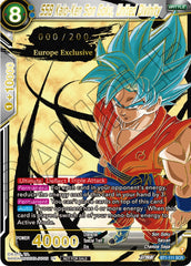 SSB Kaio-Ken Son Goku, United Divinity (European Zenkai Cup Top 16) (Serial Numbered) (BT1-111) [Tournament Promotion Cards] | Total Play