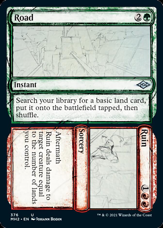 Road // Ruin (Sketch) [Modern Horizons 2] | Total Play
