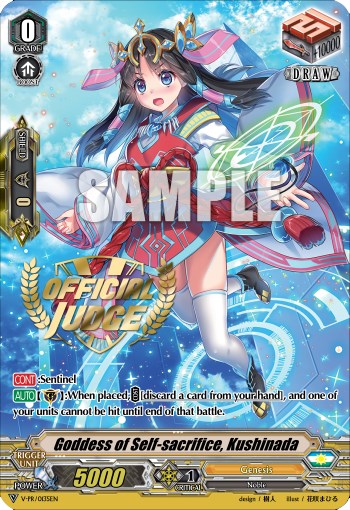 Goddess of Self-sacrifice, Kushinada (V-PR/0135EN) [V Promo Cards] | Total Play