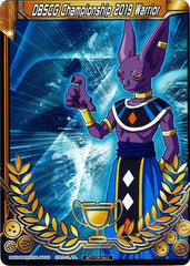 DBSCG Championship 2019 Warrior (Merit Card) - Universe 7 "Beerus" (7) [Tournament Promotion Cards] | Total Play