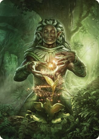 Elvish Mystic Art Card [Commander Masters Art Series] | Total Play