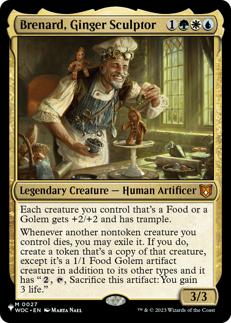 Brenard, Ginger Sculptor (WOC) [The List] | Total Play