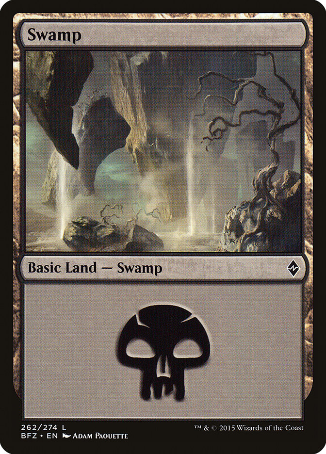 Swamp (262) [Battle for Zendikar] | Total Play