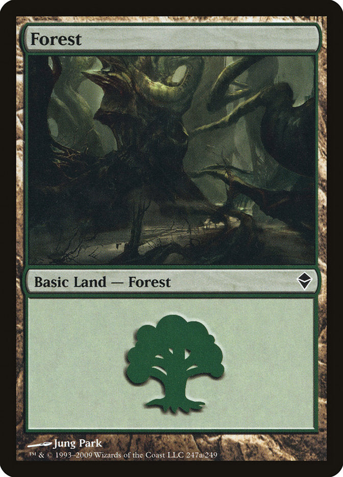Forest (247a) [Zendikar] | Total Play