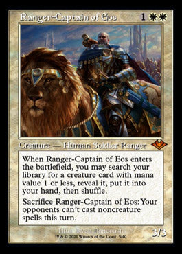 Ranger-Captain of Eos (Retro Foil Etched) [Modern Horizons] | Total Play