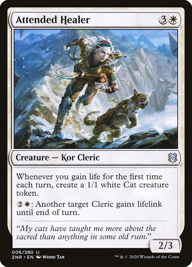 Attended Healer [Zendikar Rising] | Total Play