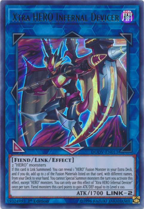Xtra HERO Infernal Devicer [DUOV-EN013] Ultra Rare | Total Play