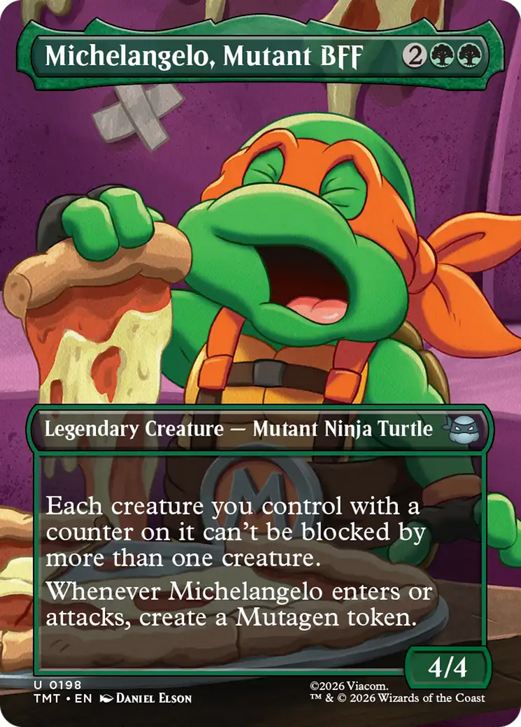 Michelangelo, Mutant BFF (Borderless) [Teenage Mutant Ninja Turtles] | Total Play