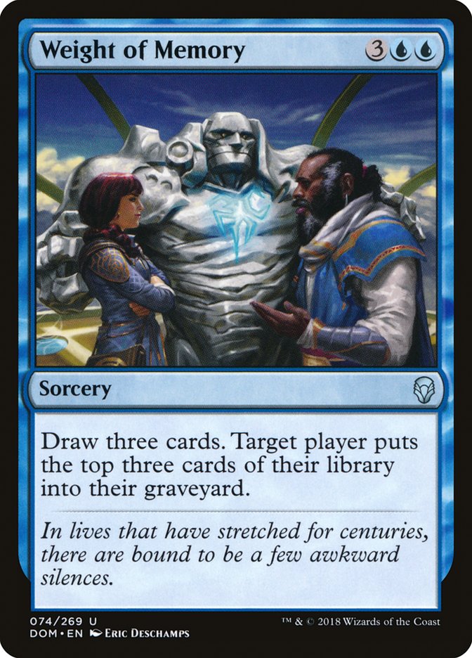 Weight of Memory [Dominaria] | Total Play