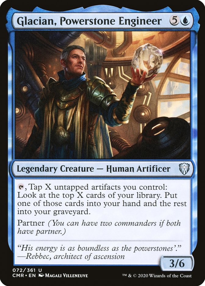 Glacian, Powerstone Engineer [Commander Legends] | Total Play