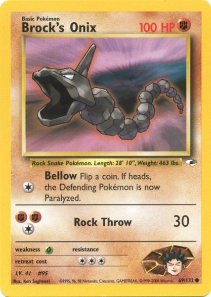 Brock's Onix (69/132) [Gym Heroes Unlimited] | Total Play