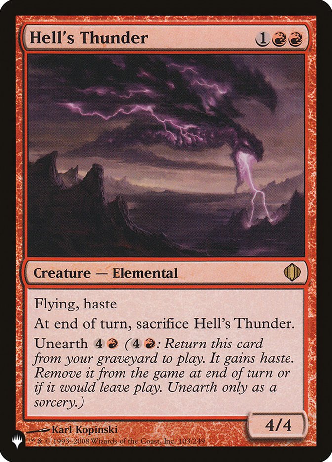 Hell's Thunder [The List] | Total Play