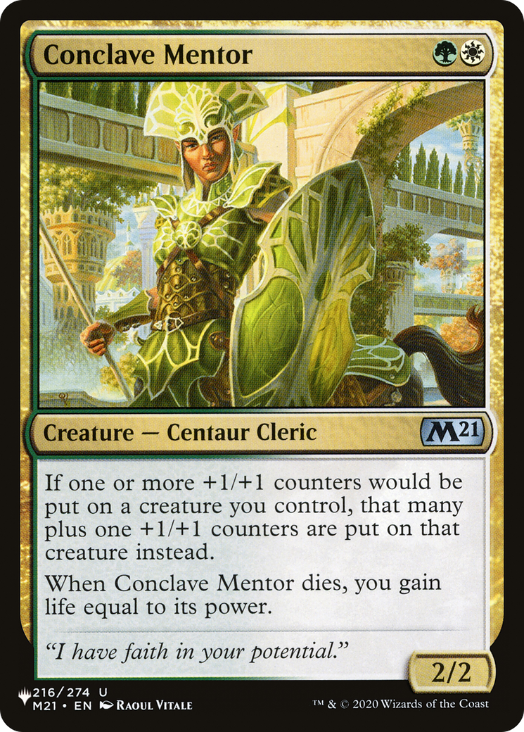 Conclave Mentor [The List] | Total Play