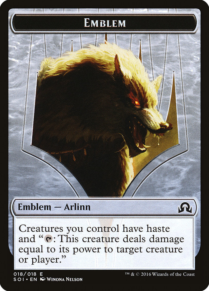 Arlinn Kord Emblem [Shadows over Innistrad Tokens] | Total Play