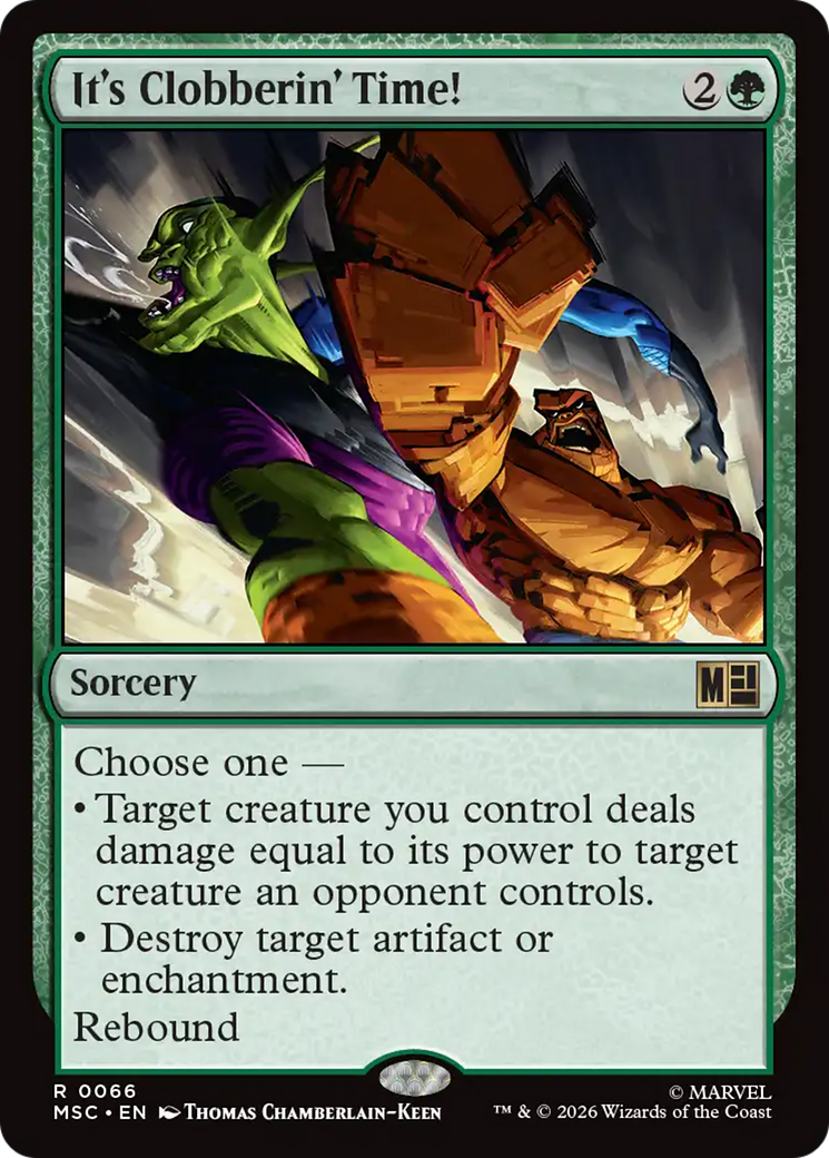 It's Clobberin' Time! [Marvel Super Heroes Commander] | Total Play