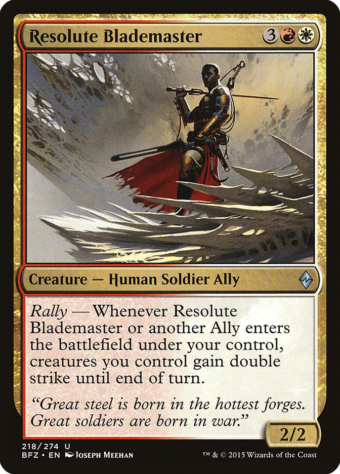 Resolute Blademaster [Battle for Zendikar] | Total Play