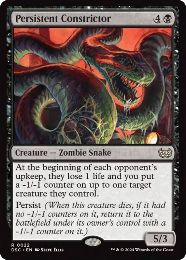 Persistent Constrictor [Duskmourn: House of Horror Commander] | Total Play