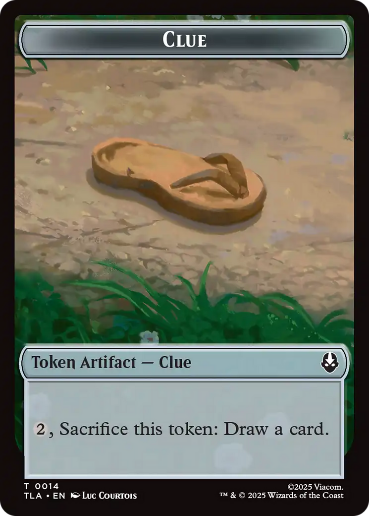 Clue (0014) // Copy (0002) Double-Sided Token [Avatar: The Last Airbender Tokens] | Total Play