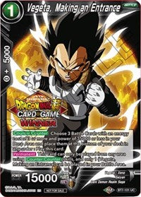 Vegeta, Making an Entrance (Top 16 Winner) (BT7-101) [Tournament Promotion Cards] | Total Play