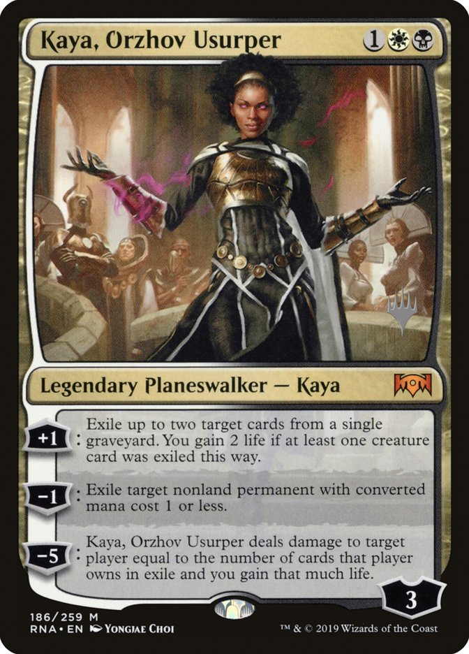 Kaya, Orzhov Usurper (Promo Pack) [Ravnica Allegiance Promos] | Total Play