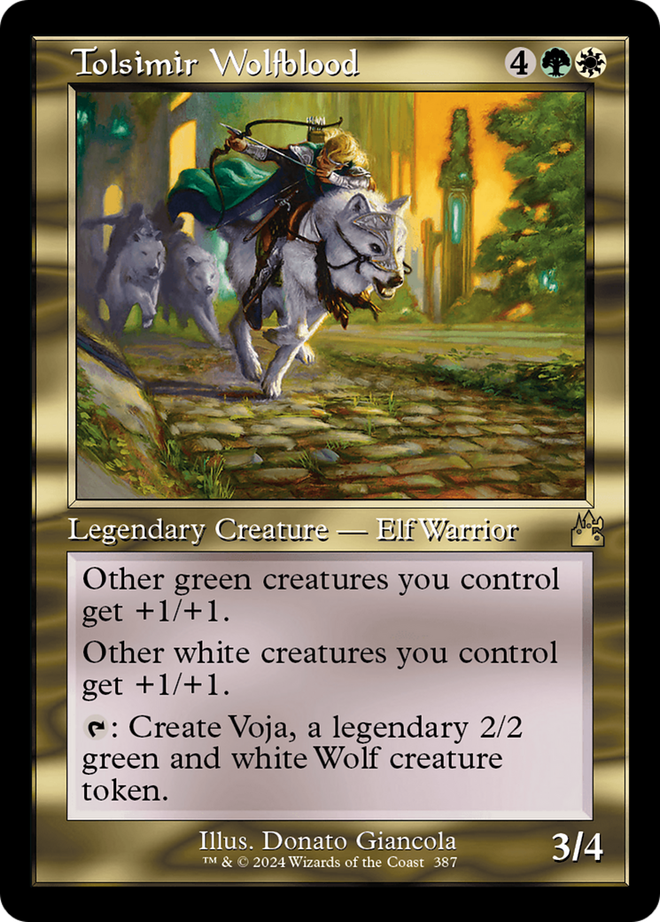 Tolsimir Wolfblood (Retro Frame) [Ravnica Remastered] | Total Play