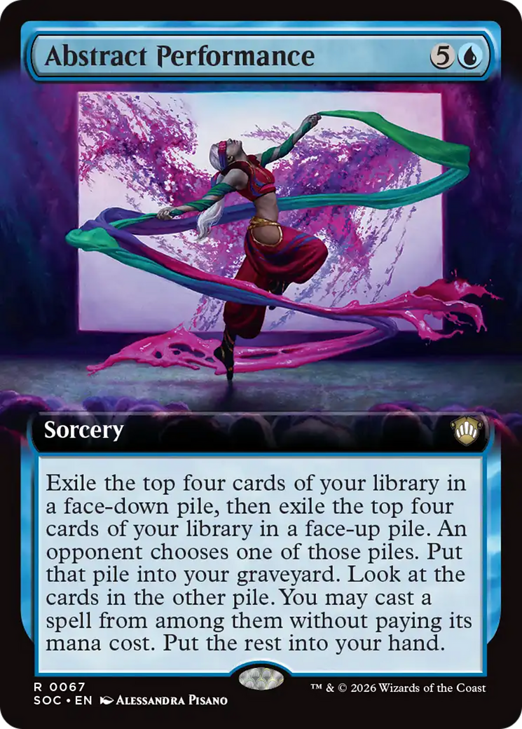 Abstract Performance (Extended Art) [Secrets of Strixhaven Commander] | Total Play